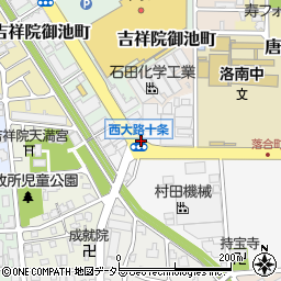 京都府京都市南区吉祥院落合町周辺の地図