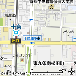 京都府京都市南区東九条松田町19周辺の地図