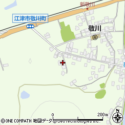 島根県江津市敬川町981-4周辺の地図