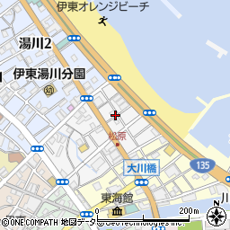 静岡県伊東市松原本町周辺の地図