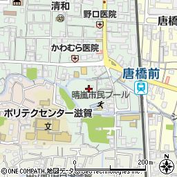 滋賀県大津市鳥居川町11-22周辺の地図