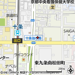 京都府京都市南区東九条松田町13周辺の地図
