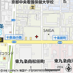 京都府京都市南区東九条松田町38周辺の地図