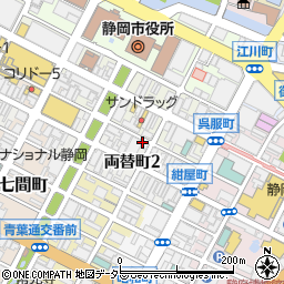 BBQ×ビアガーデン パッカーズゲート 静岡両替町周辺の地図