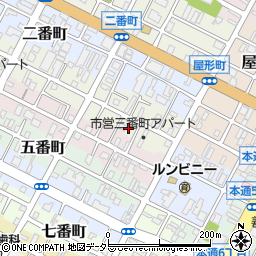 ヨコタ時計店周辺の地図