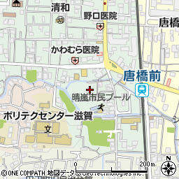 滋賀県大津市鳥居川町11周辺の地図