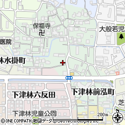京都府京都市西京区下津林前泓町4周辺の地図