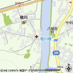 島根県江津市敬川町1114周辺の地図