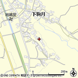 滋賀県蒲生郡日野町下駒月1057周辺の地図