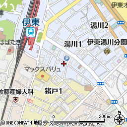 リパーク伊東駅前仲丸通り駐車場周辺の地図