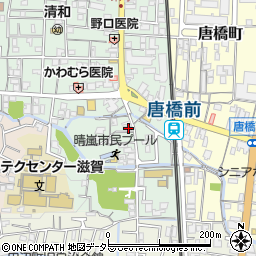 滋賀県大津市鳥居川町11-16周辺の地図