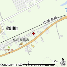 島根県江津市敬川町967-3周辺の地図