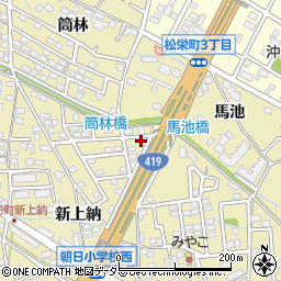 愛知県刈谷市野田町新上納168周辺の地図
