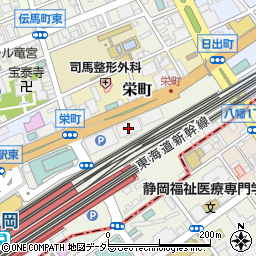 株式会社東日本住宅評価センター　静岡支店周辺の地図