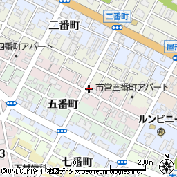 静岡県静岡市葵区四番町周辺の地図
