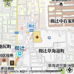 イオンフードスタイル山科椥辻店周辺の地図