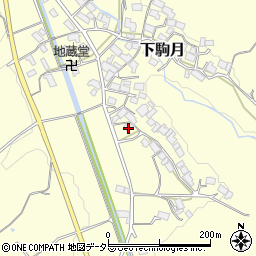 滋賀県蒲生郡日野町下駒月1101周辺の地図