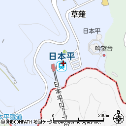 日本平パークセンター周辺の地図