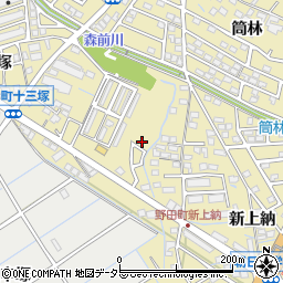 愛知県刈谷市野田町新上納4周辺の地図