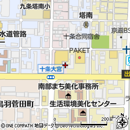 京都府京都市南区西九条御幸田町3周辺の地図