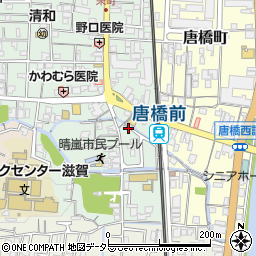滋賀県大津市鳥居川町12-28周辺の地図