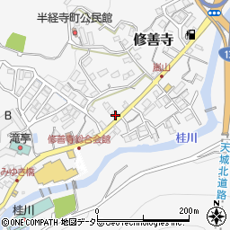 松岡美容室周辺の地図
