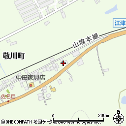 島根県江津市敬川町963周辺の地図