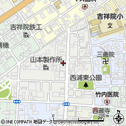 京都府京都市南区吉祥院西浦町46周辺の地図