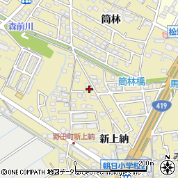 愛知県刈谷市野田町新上納187周辺の地図