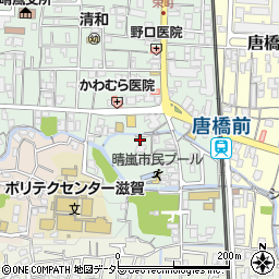 滋賀県大津市鳥居川町11-8周辺の地図