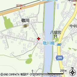 島根県江津市敬川町1113-1周辺の地図