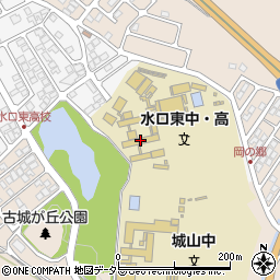 滋賀県立水口東高等学校周辺の地図
