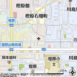 京都府京都市西京区樫原分田9周辺の地図