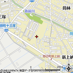 愛知県刈谷市野田町一本木25周辺の地図