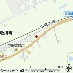 島根県江津市敬川町1123周辺の地図