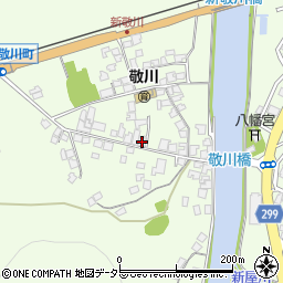 島根県江津市敬川町1118-2周辺の地図