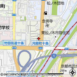 京都府京都市南区東九条柳下町20周辺の地図