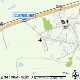 島根県江津市敬川町981周辺の地図