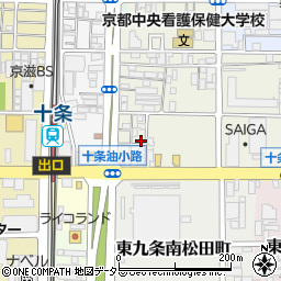 京都府京都市南区東九条松田町27周辺の地図