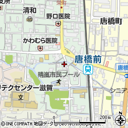 滋賀県大津市鳥居川町11-14周辺の地図