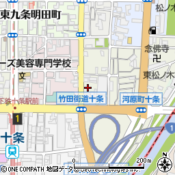 京都府京都市南区東九条柳下町6周辺の地図
