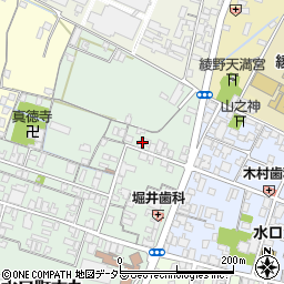 滋賀県甲賀市水口町城内周辺の地図