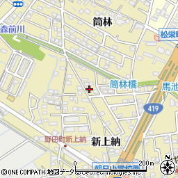 愛知県刈谷市野田町新上納192周辺の地図