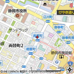 ＭｅｎｉｃｏｎＭｉｒｕ　静岡店周辺の地図