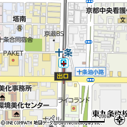 京都府京都市南区周辺の地図
