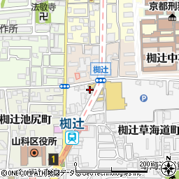 ボナール椥ノ辻周辺の地図