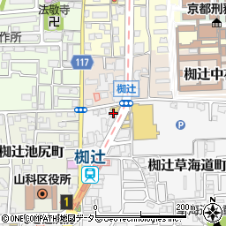 寿司居酒屋 や台ずし 椥辻町周辺の地図