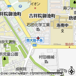 京都府京都市南区吉祥院落合町15周辺の地図