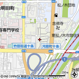 京都府京都市南区東九条柳下町13周辺の地図