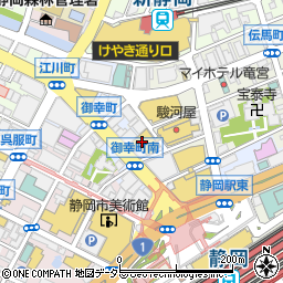 オルビス・ザ・ショップ丸井静岡店周辺の地図
